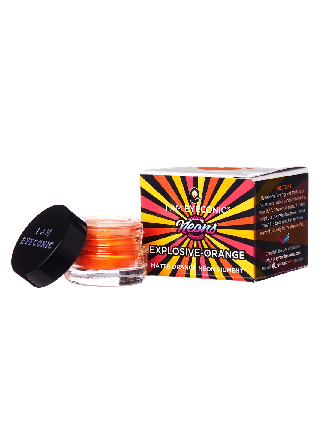

I AM EYECONIC Neon Matte Pigment Eyeshadow - Explosive Orange