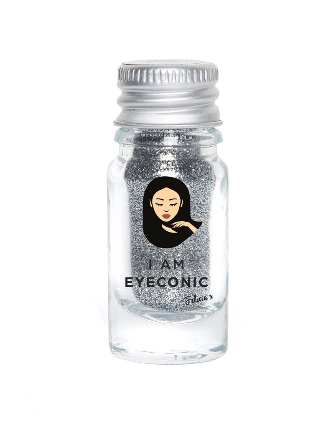 

I AM EYECONIC 3D Cosmetic Glitters Eyeshadow - Mirror, Silver