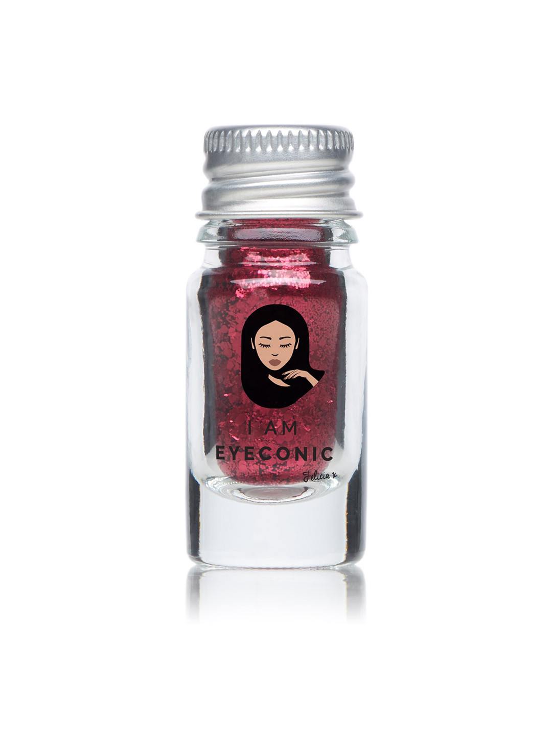 

I AM EYECONIC Fine Cosmetic Glitters Eyeshadow - Fireball, Red