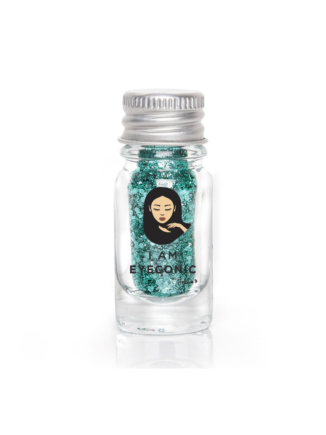

I AM EYECONIC Fine Cosmetic Glitter Eyeshadow - Drippy, Green