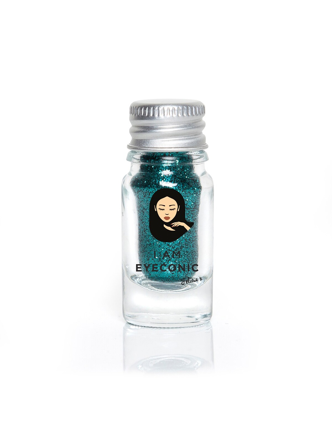 

I AM EYECONIC Fine Cosmetic Glitter Eyeshadow - Aquatic, Teal