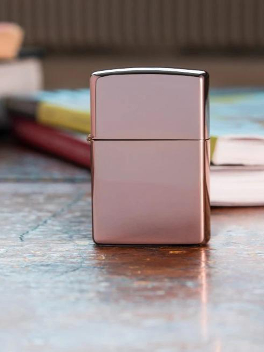 

Zippo Rose Gold-Plated Pocket Lighter, Pink