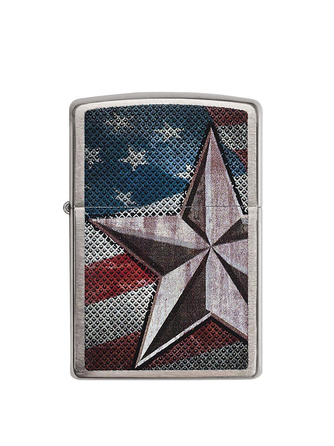 

Zippo Blue & Red Retro Star Pocket Lighter Travel Accessory