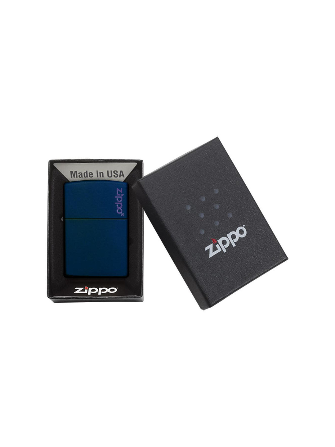 

Zippo Classic Navy Matte Zippo Logo Pocket Lighter, Pink