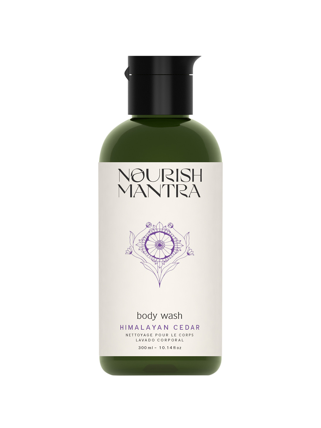 

Nourish Mantra Himalayan Cedar Body Wash With Turmeric & Moringa Extract - 300 ml, White