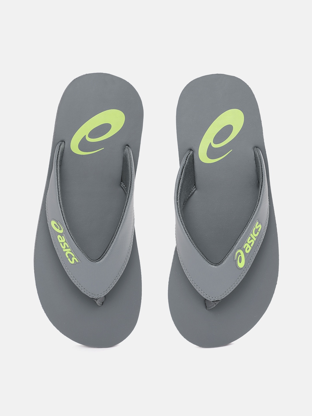 

ASICS Unisex Brand Logo Print Zorian AS Thong Flip-Flops, Grey