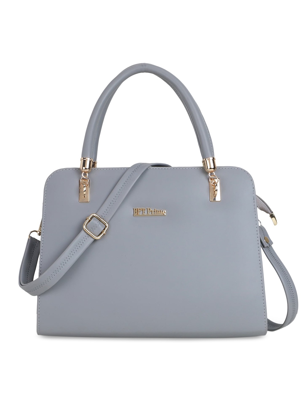 

WOMEN MARKS Grey Structured Handheld Bag