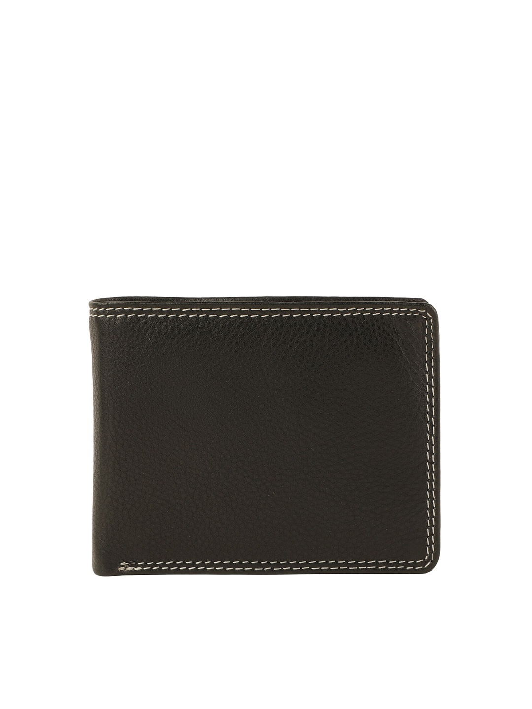 

Alvaro Castagnino Men Black Leather Two Fold Wallet
