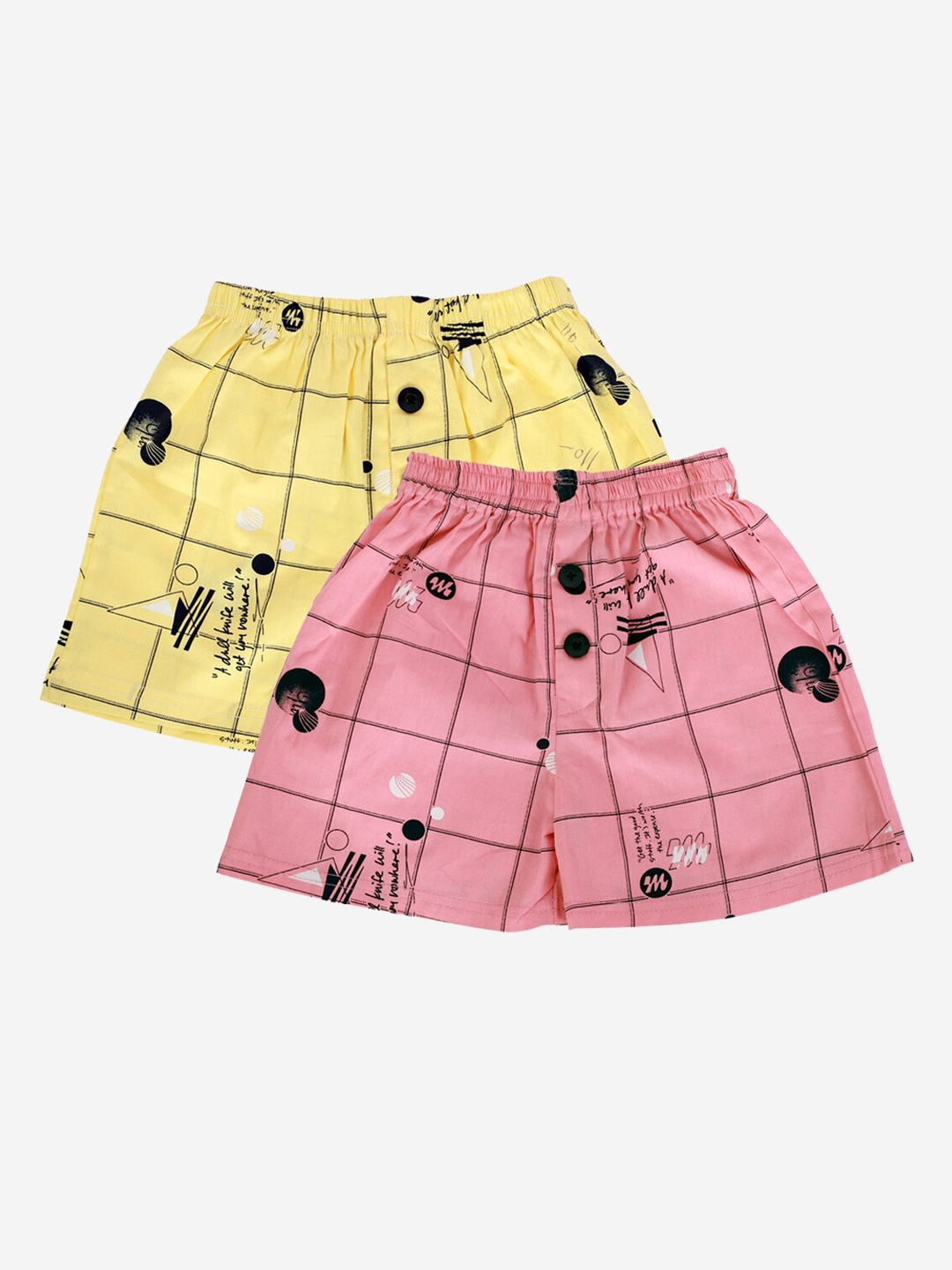 

YK Boys Pack of 2 Assorted Printed Boxers