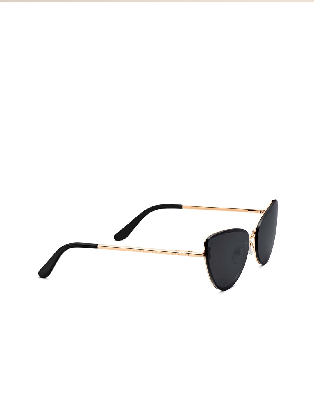 

Daniel Wellington Black Lens & Black Cateye Sunglasses with UV Protected Lens DW00900012