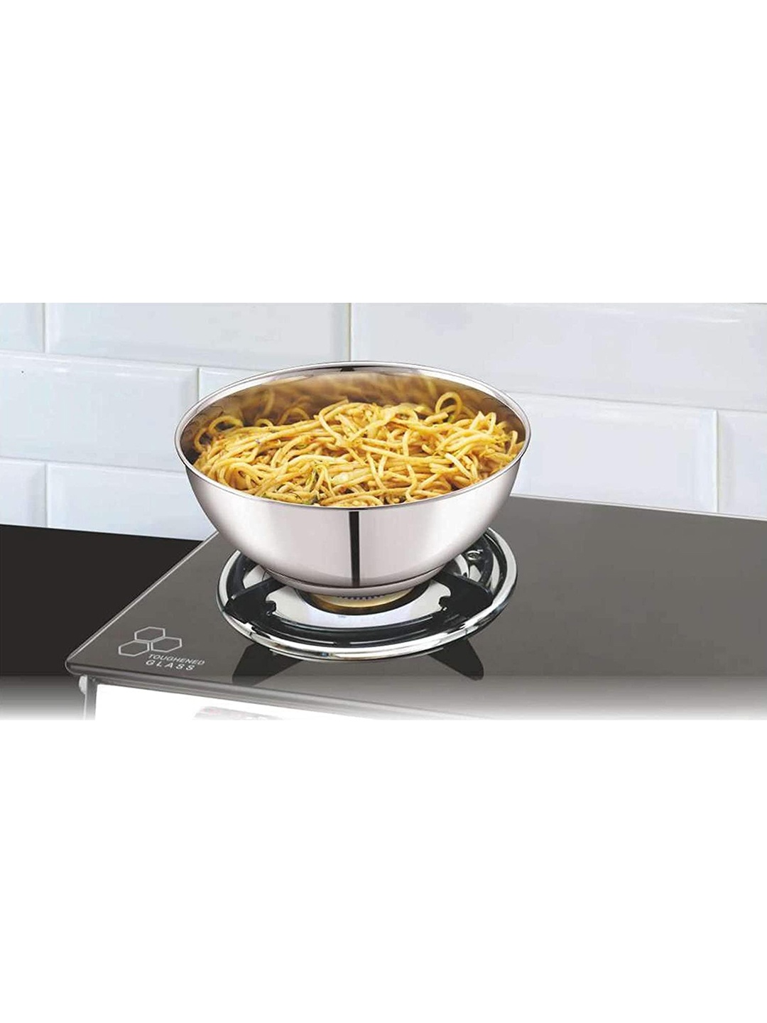 

Femora Stainless Steel Flat Tasra With Bonded Tri-Ply Bottom