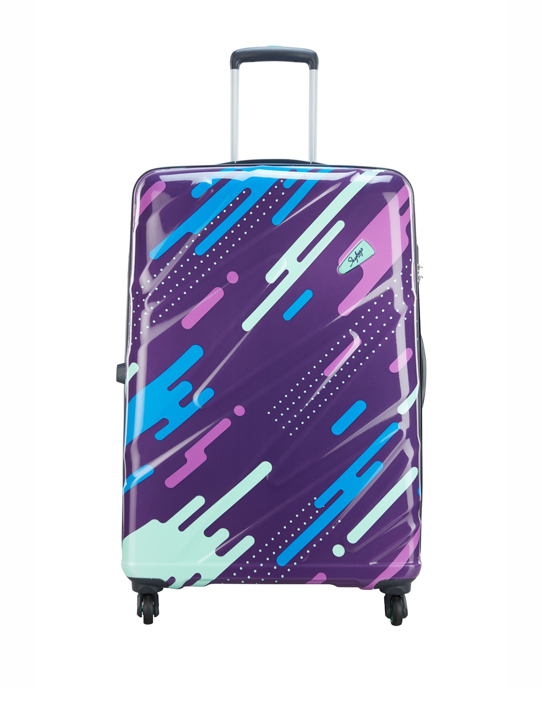 

Skybags Shooting Star 360 Large Hard Sided Trolley Suitcase - 80 cm, Purple