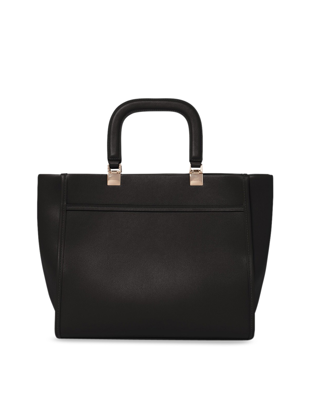 

Forever New Black PU Structured Shoulder Bag