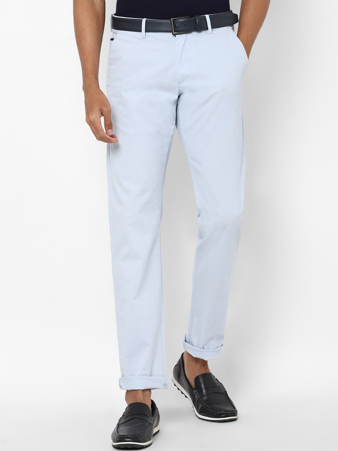 

Allen Solly Men Blue Slim Fit Trousers
