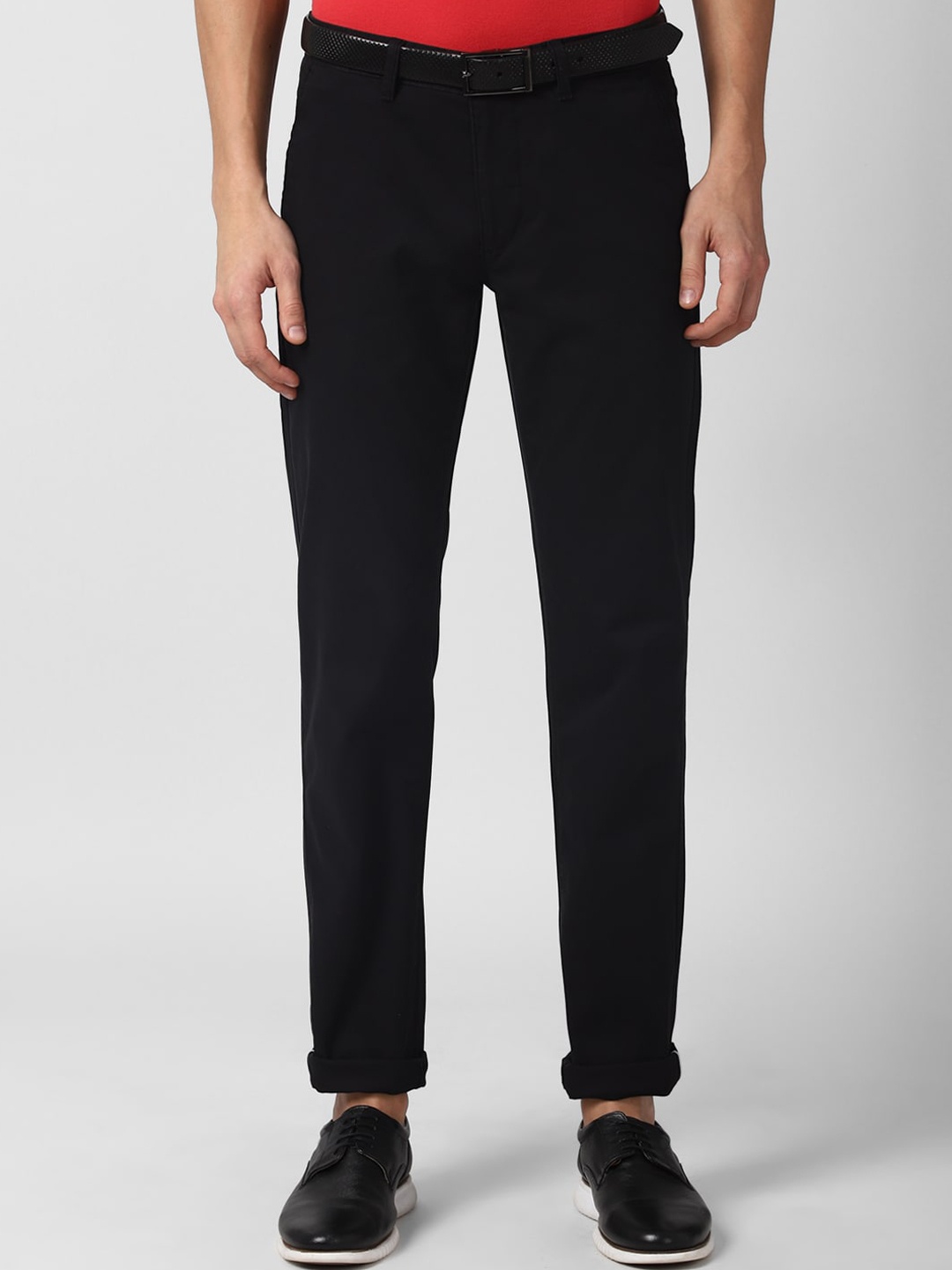 

Van Heusen Sport Men Black Slim Fit Trousers