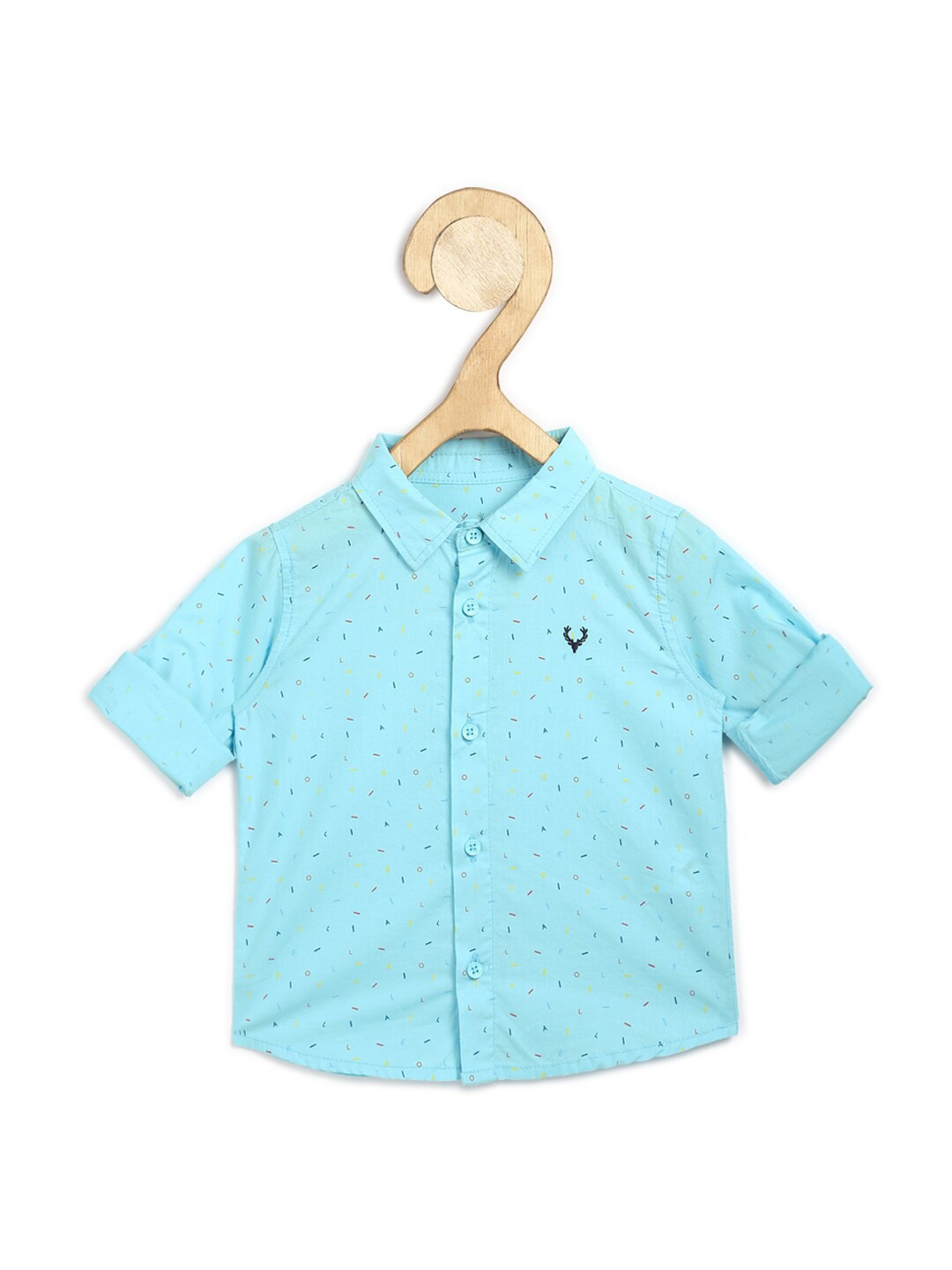 

Allen Solly Junior Boys Blue Printed Casual Shirt
