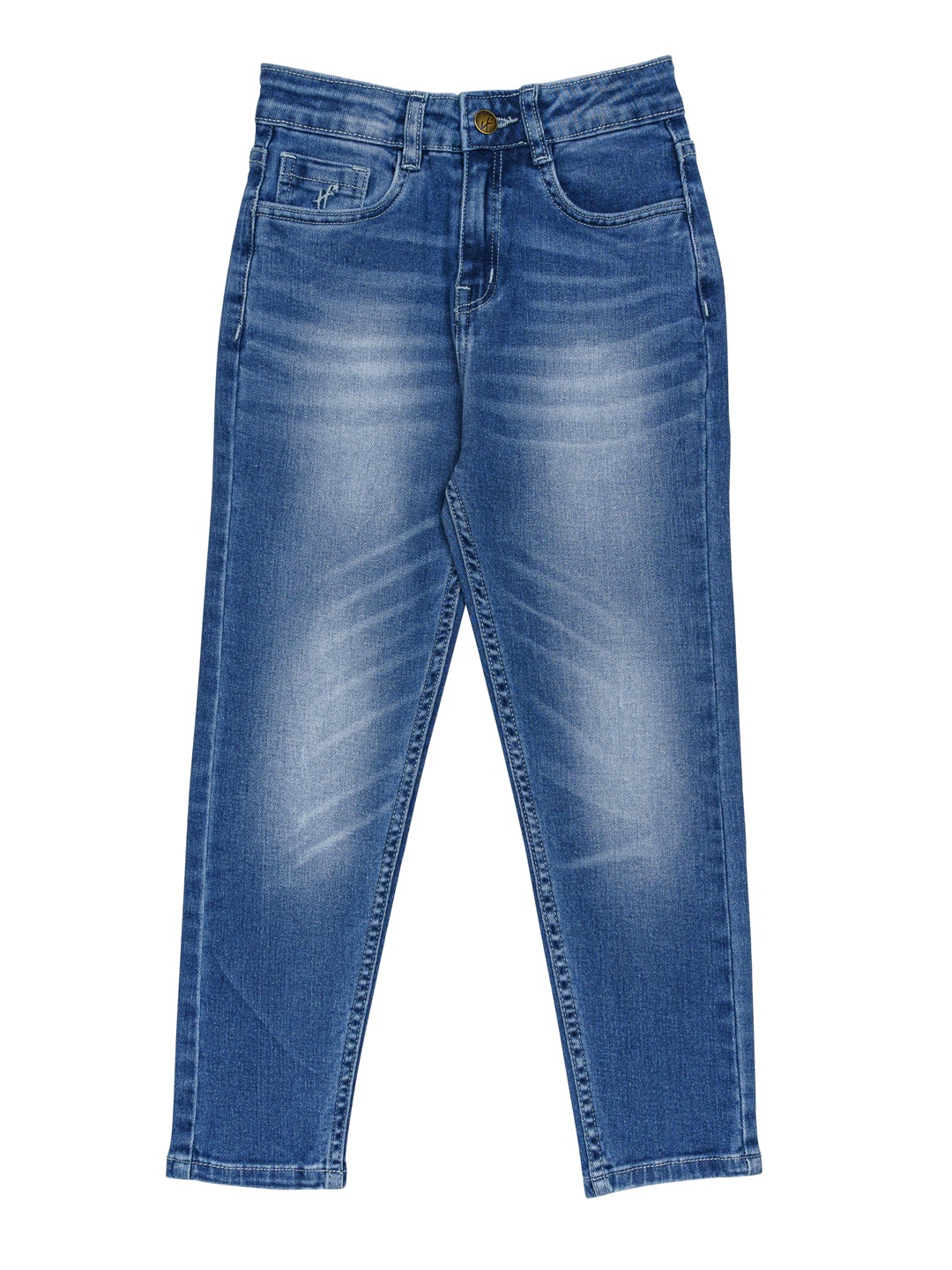 

H By Hamleys Girls Blue Regular Fit Clean Look Stretchable Jeans