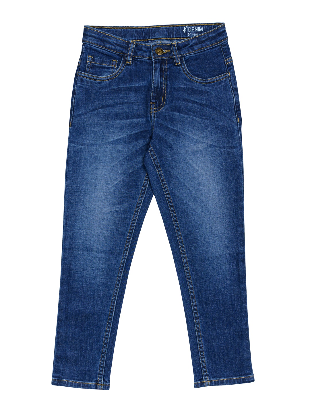 

H By Hamleys Boys Blue Regular Fit Clean Look Stretchable Jeans