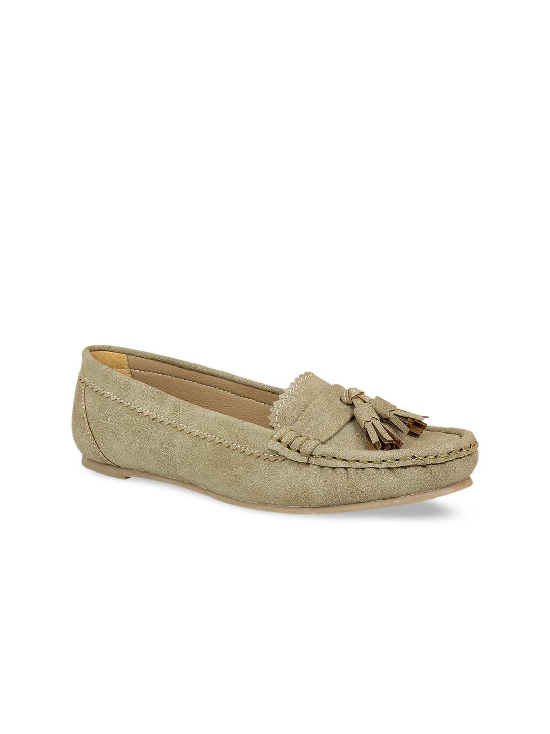 

DESIGN CREW Women Beige Loafers