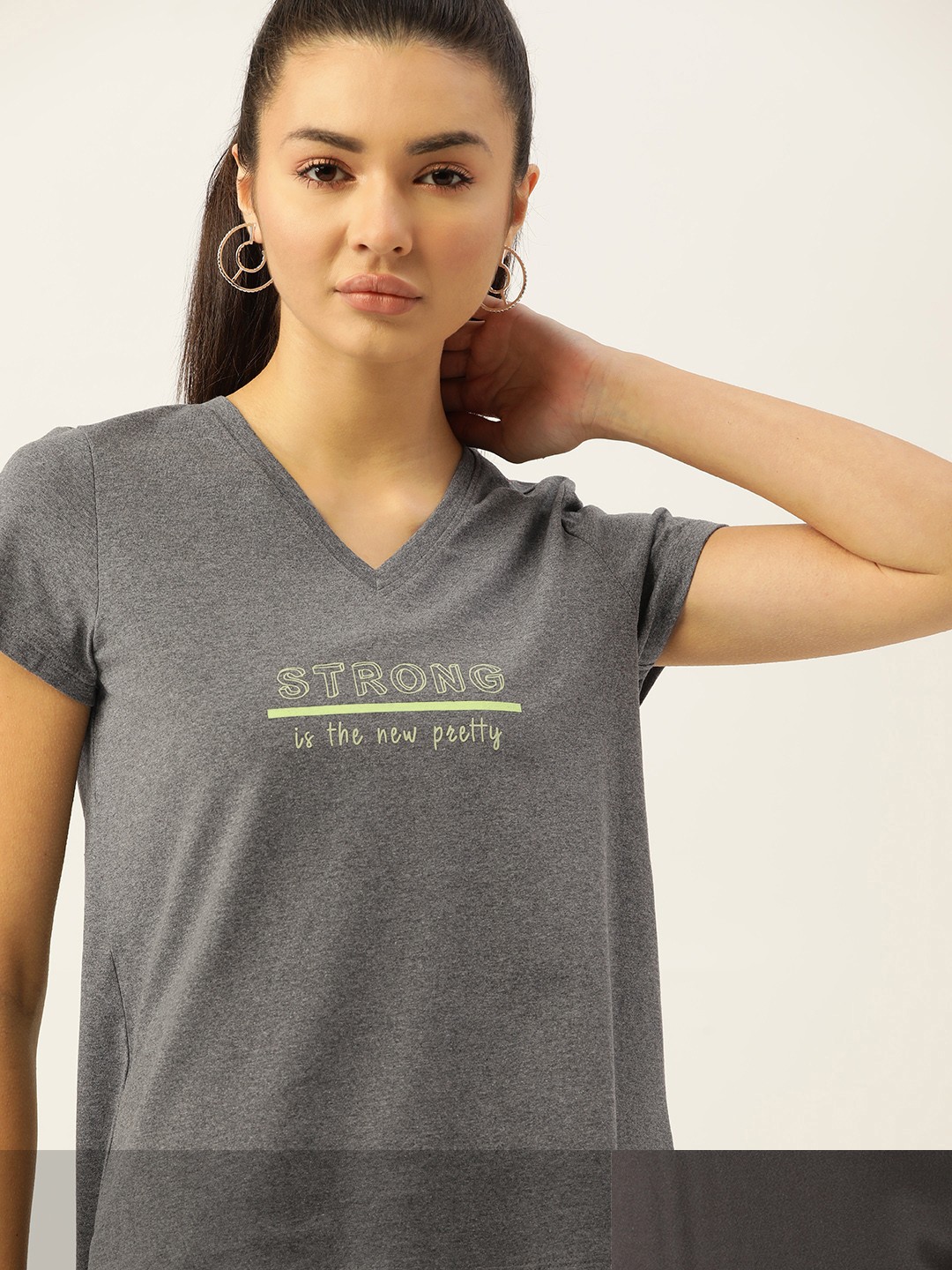 

DressBerry Women Pack of 2 T-shirts, Charcoal