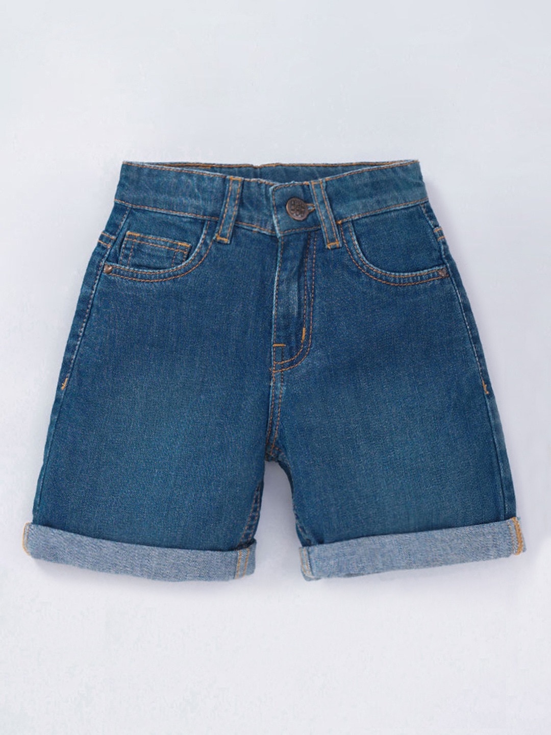 

Ed-a-Mamma Boys Blue Washed Denim Shorts
