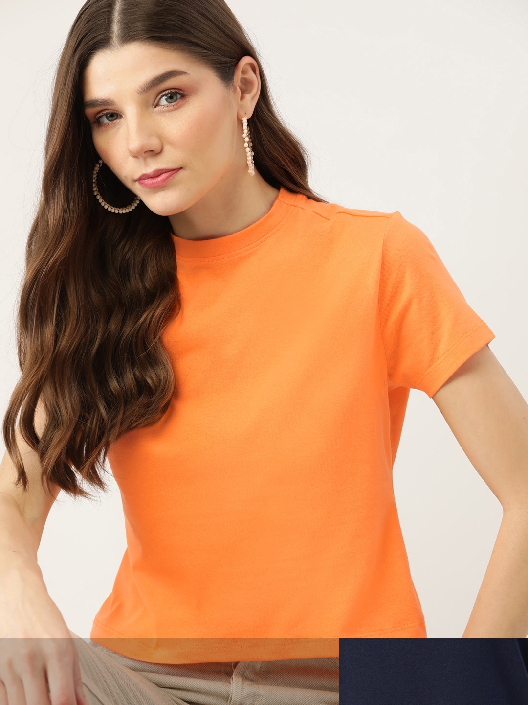 

DressBerry Women Pack of 2 T-shirts, Orange
