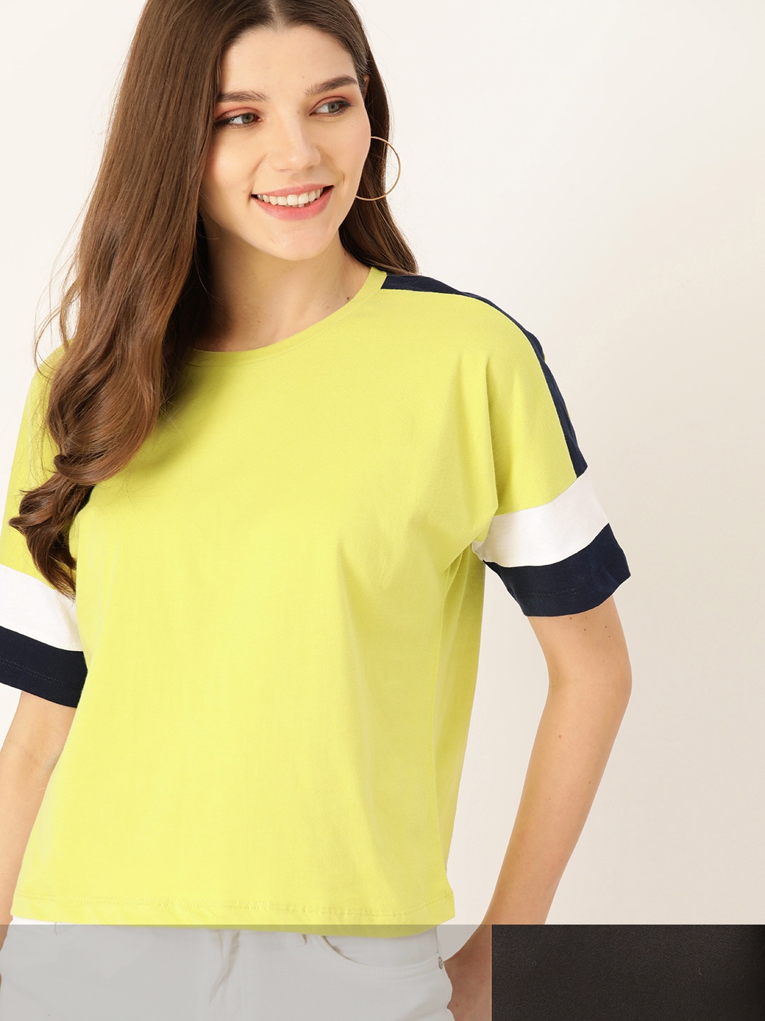 

DressBerry Women Pack of 2 T-shirts, Lime green