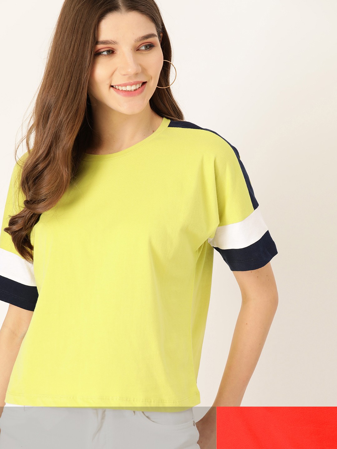 

DressBerry Women Pack of 2 T-shirts, Lime green