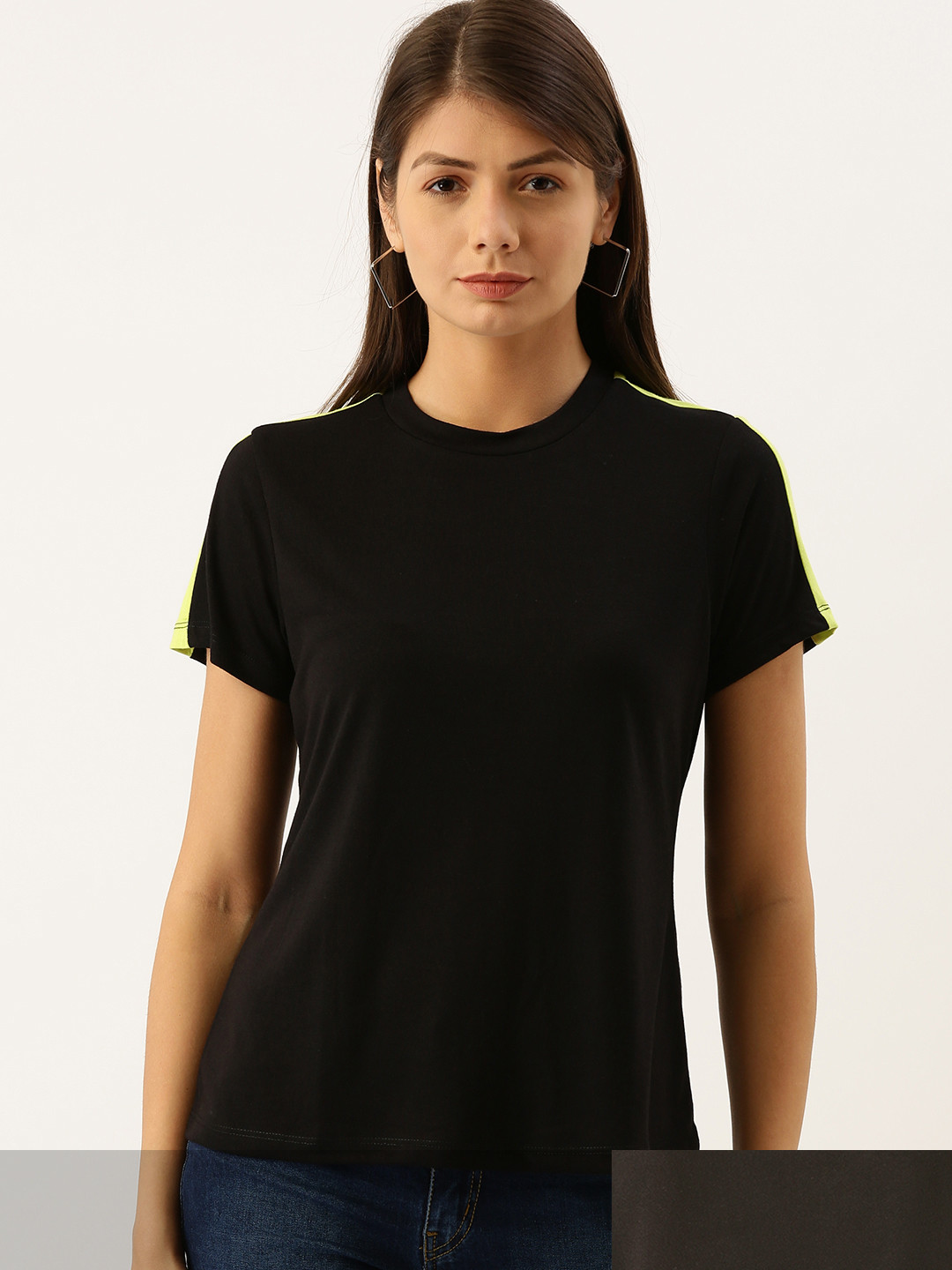 

DressBerry Women Pack of 2 T-shirts, Black