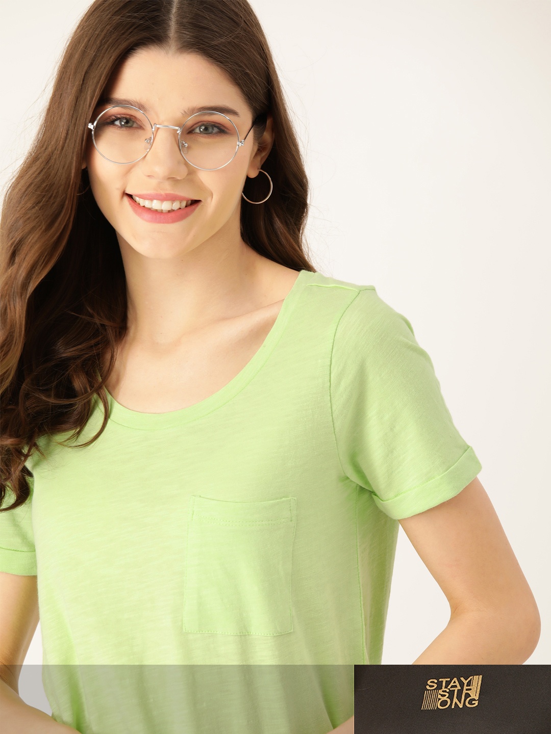 

DressBerry Women Pack of 2 T-shirts, Green