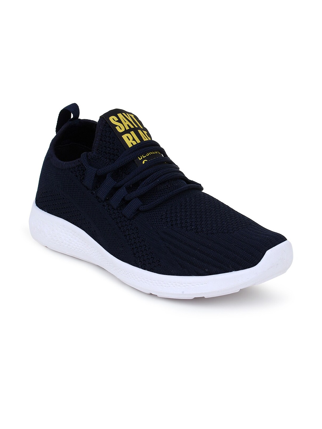 

Champs Men Black Mesh Running Non-Marking Shoes