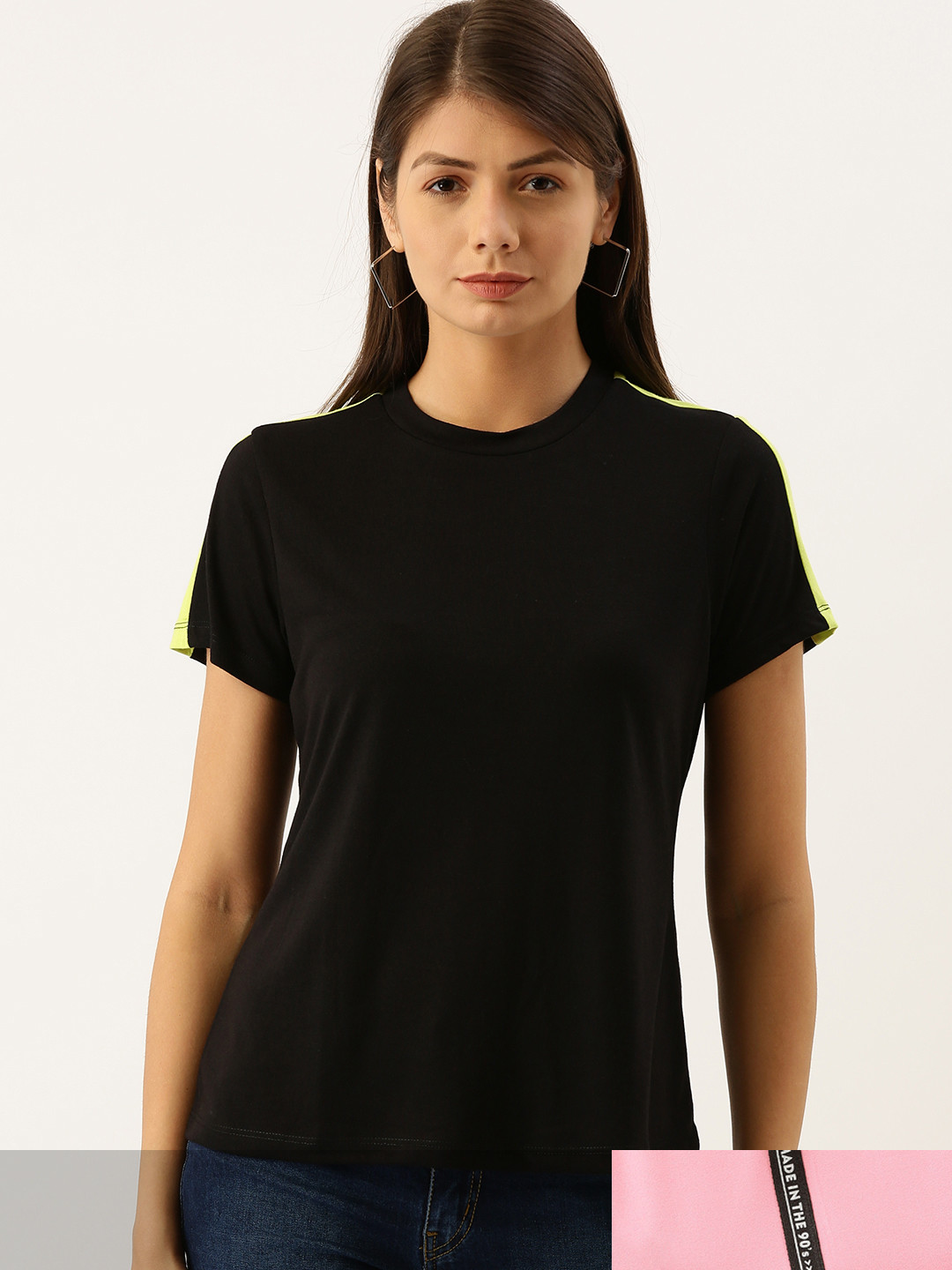

DressBerry Women Pack of 2 T-shirts, Black