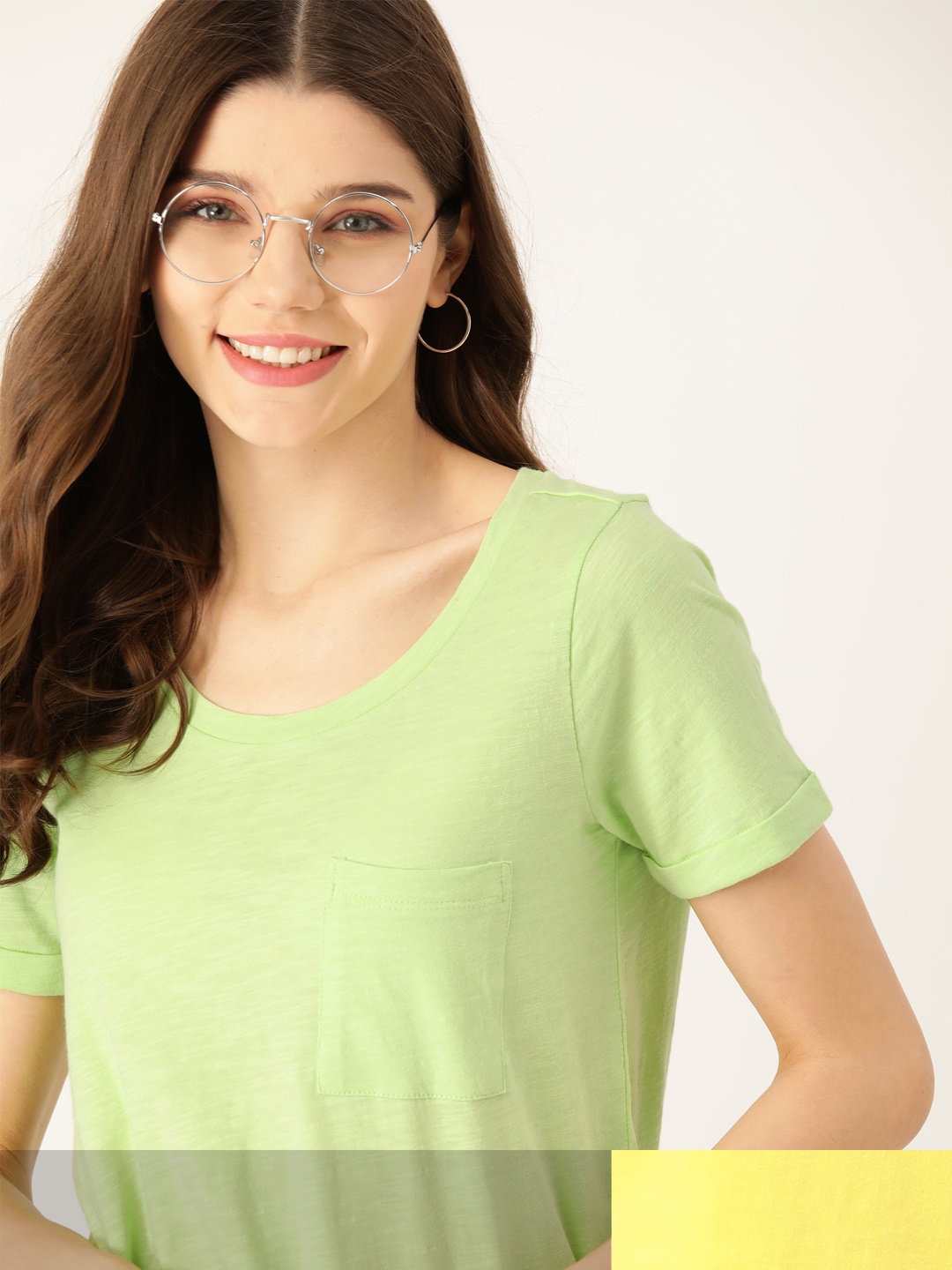

DressBerry Women Pack of 2 T-shirts, Green