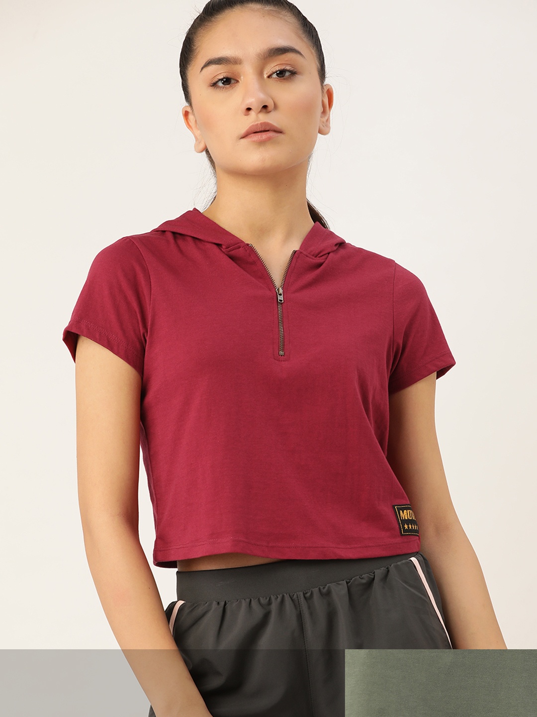 

DressBerry Women Pack of 2 T-shirts, Burgundy