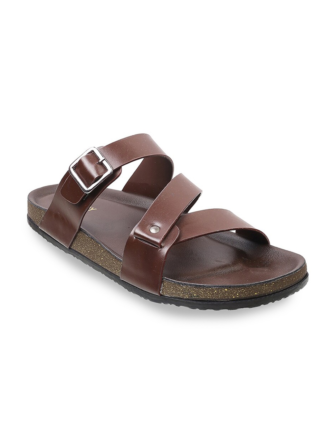 

WALKWAY by Metro Men Brown Comfort Sandals