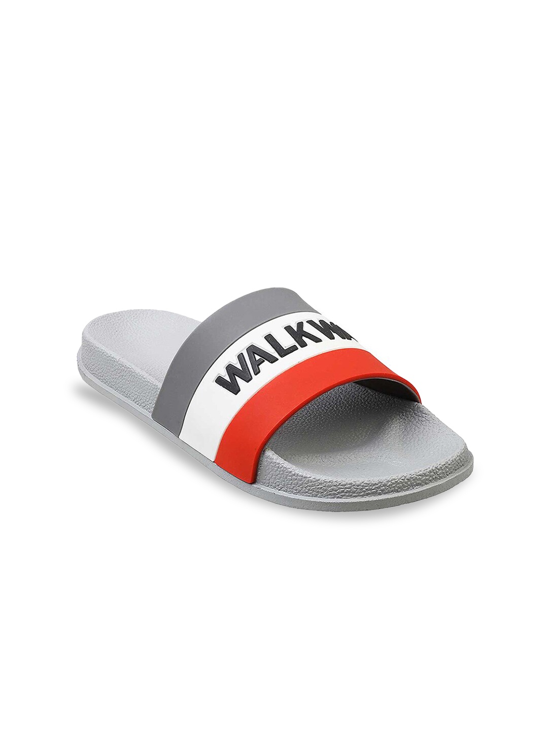 

WALKWAY by Metro Men Grey Printed Sliders