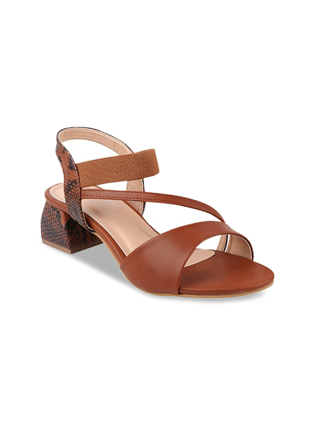 

THE WHITE POLE Women Brown Block Sandals