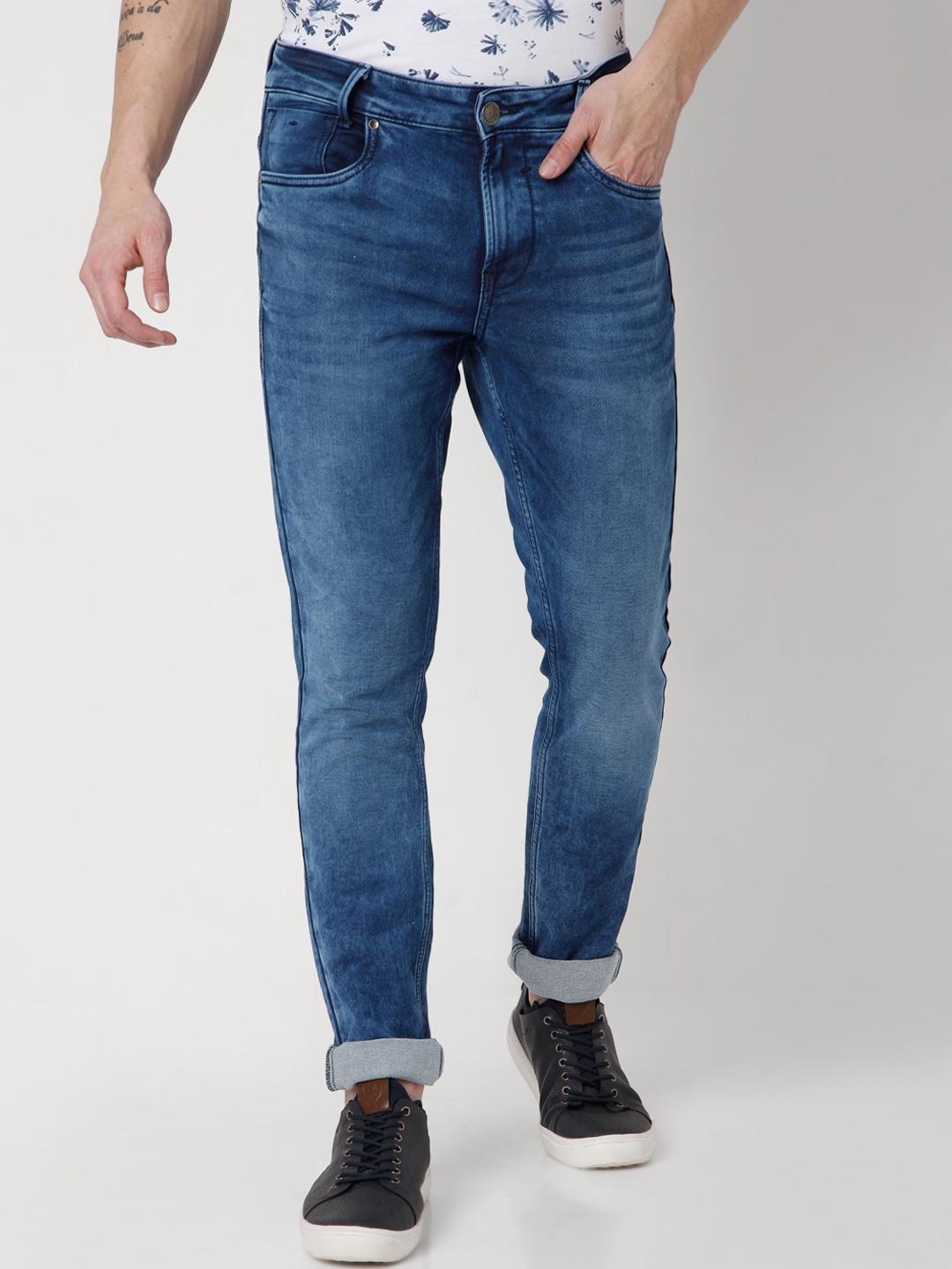 

Mufti Men Blue Skinny Fit Stretchable Jeans