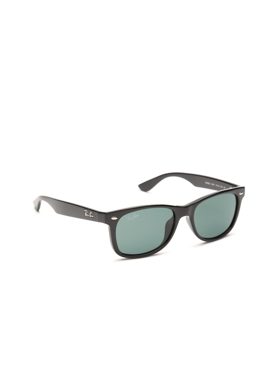 

Ray-Ban Junior Kids Unisex UV Protected Green Lens Square Sunglasses - 0RJ9052S100/7147, Grey