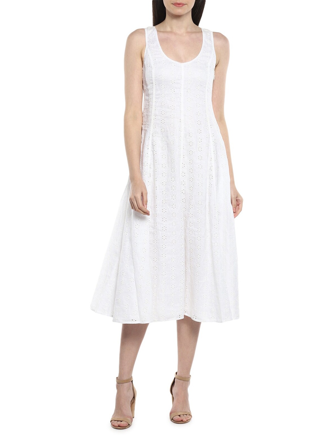 

Polo Ralph Lauren White Linen Maxi Dress