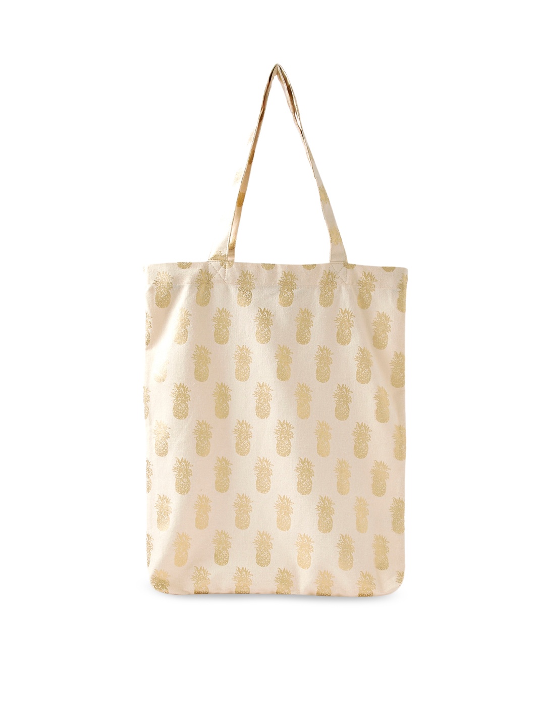

Accessorize Off White Printed Oversized Shopper Cotton Tote Bag