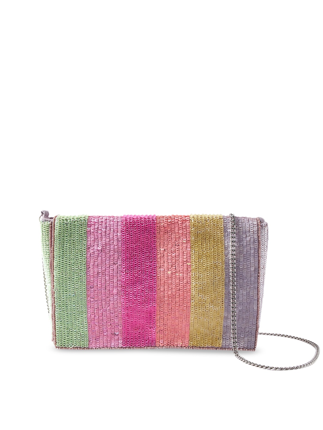

Accessorize Multicoloured Sequence Embellished Sling Bag, Multi