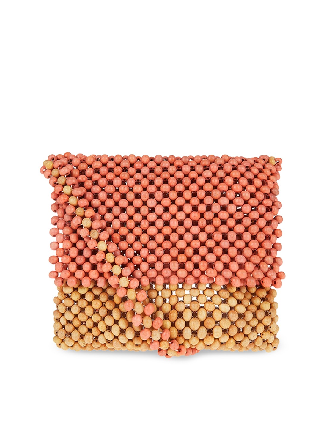 

Accessorize London Women Beaded Sling Bag, Coral
