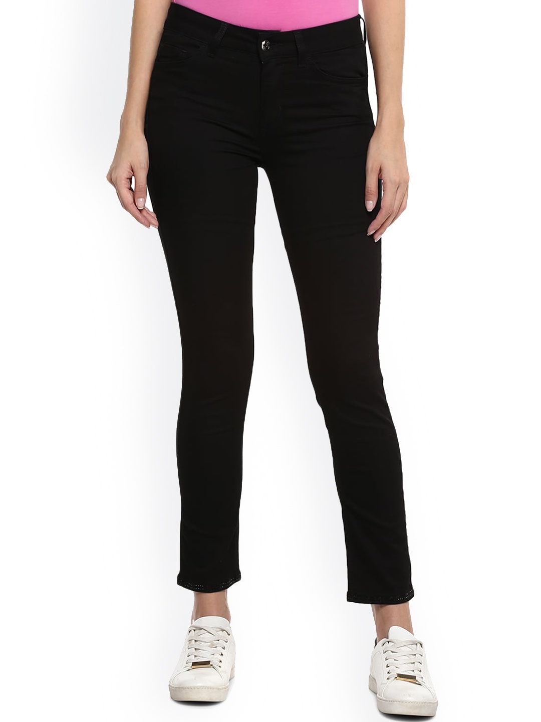

LIU JO Women Black Solid Jeans