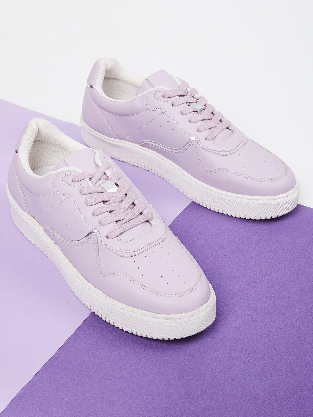 

max Women Purple Solid Sneakers