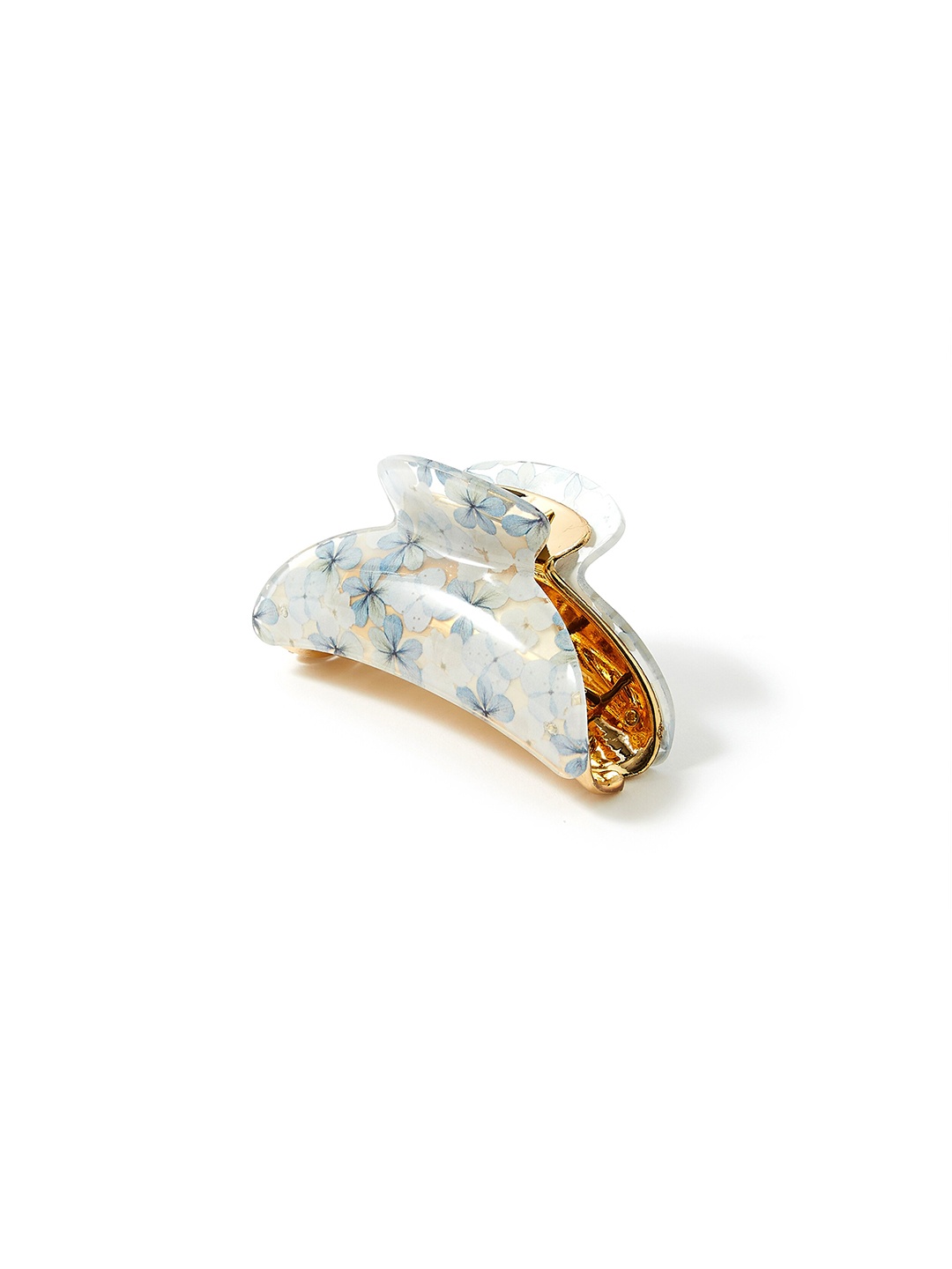 

Accessorize London Women Blue Floral Resin Claw Clip