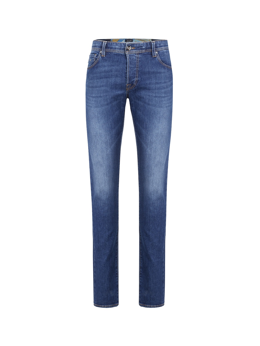 

Tramarossa Men Blue Slim Fit Light Fade Jeans