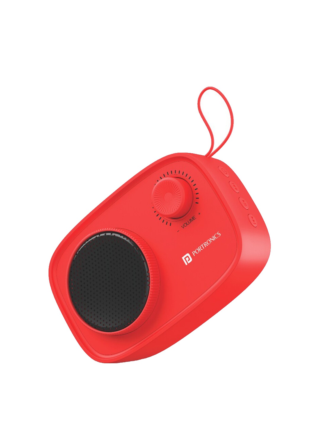 

Portronics Pixel 2 Red Wireless Bluetooth Portable Speaker