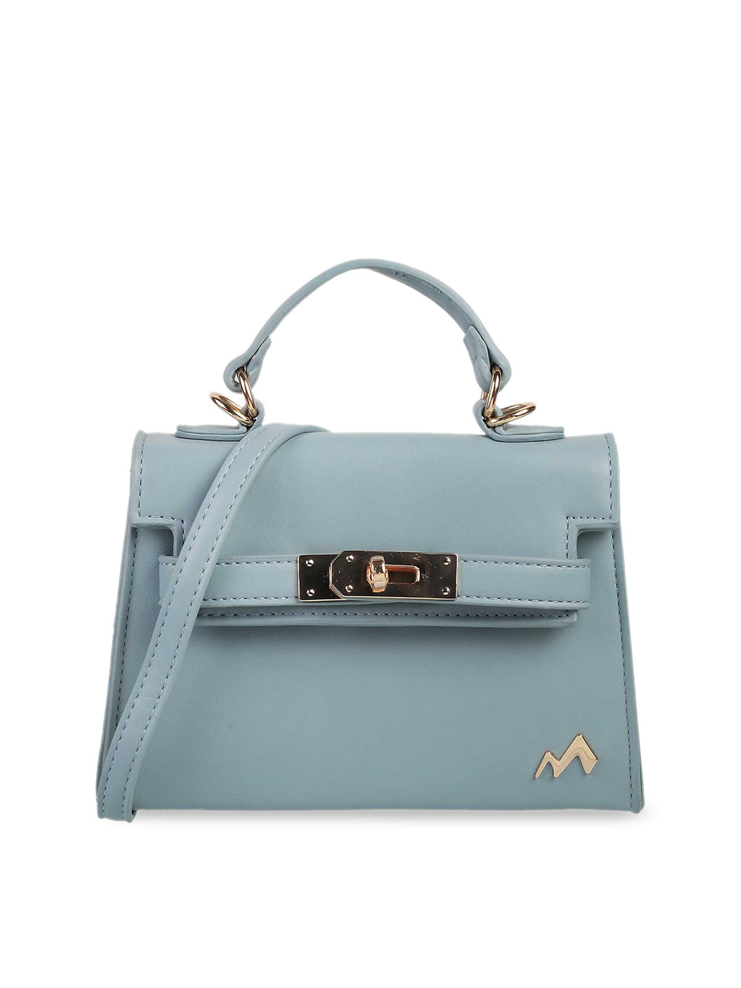 

Metro Blue PU Structured Satchel