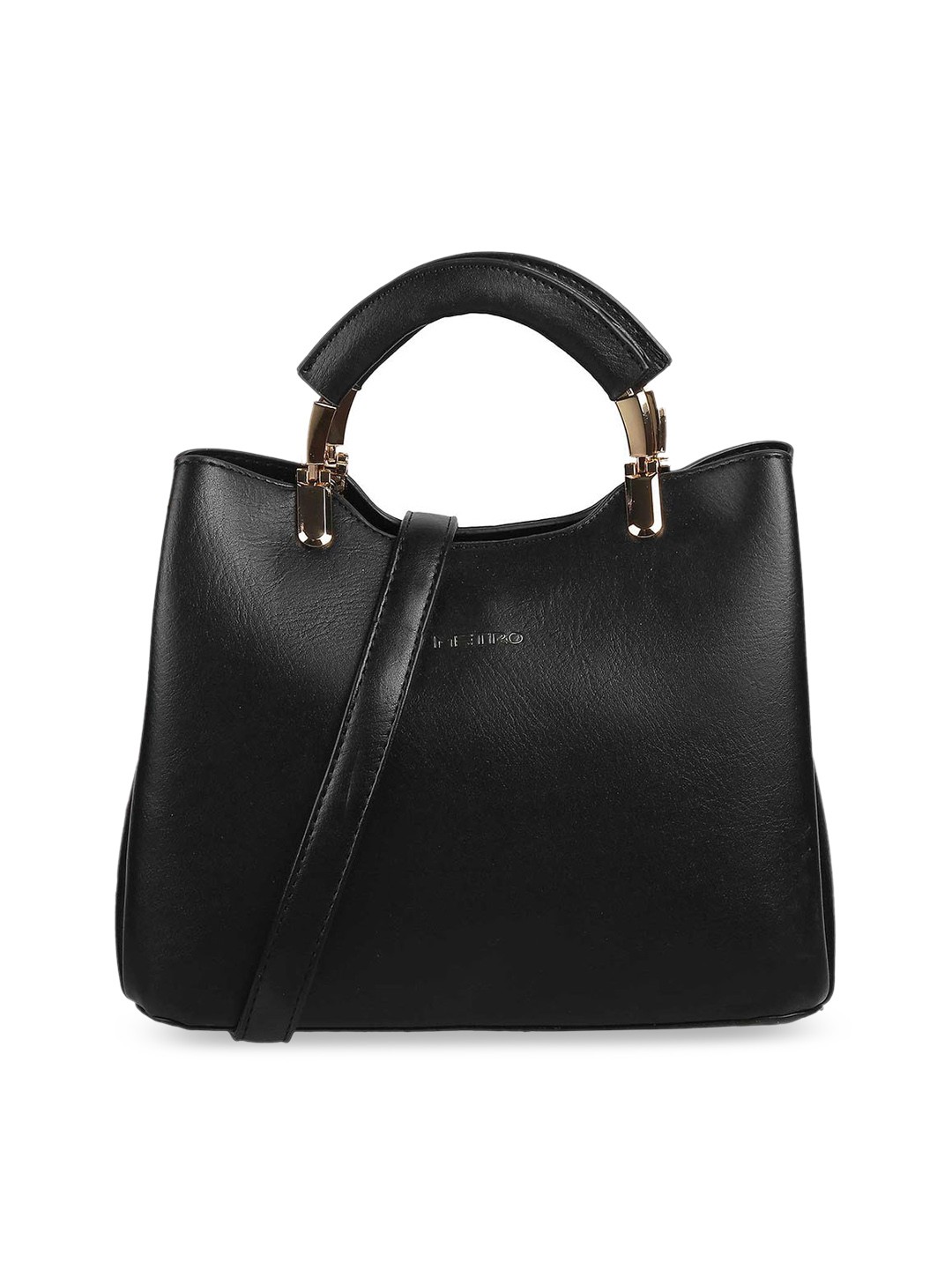

Metro Black PU Structured Handheld Bag